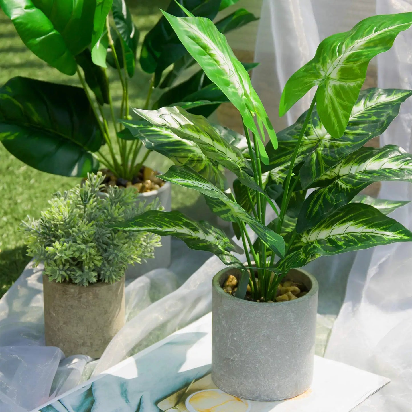 Small Artificial Potted Plant