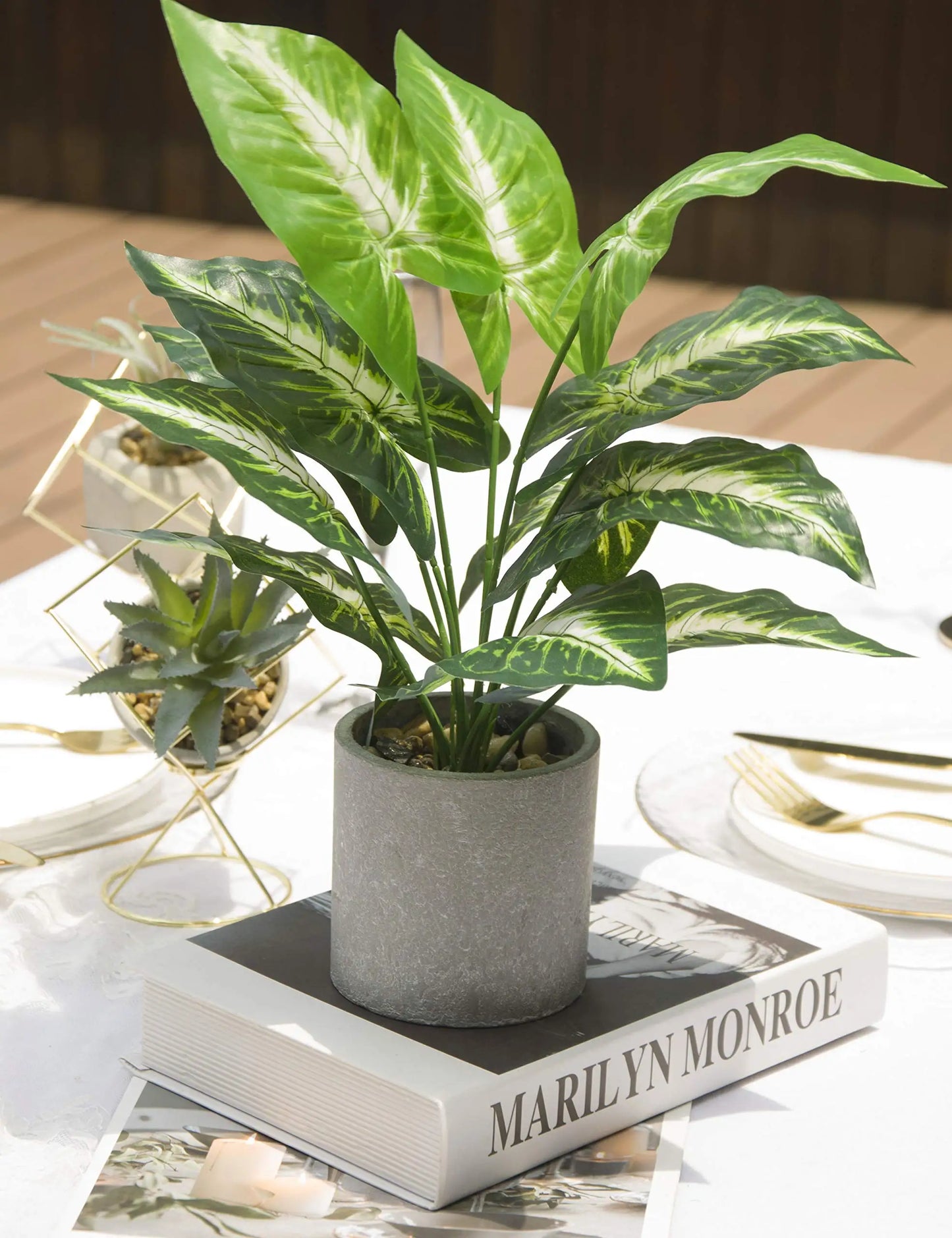 Small Artificial Potted Plant