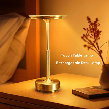 Wireless LED Table Lamp – Touch-Control & Rechargeable
